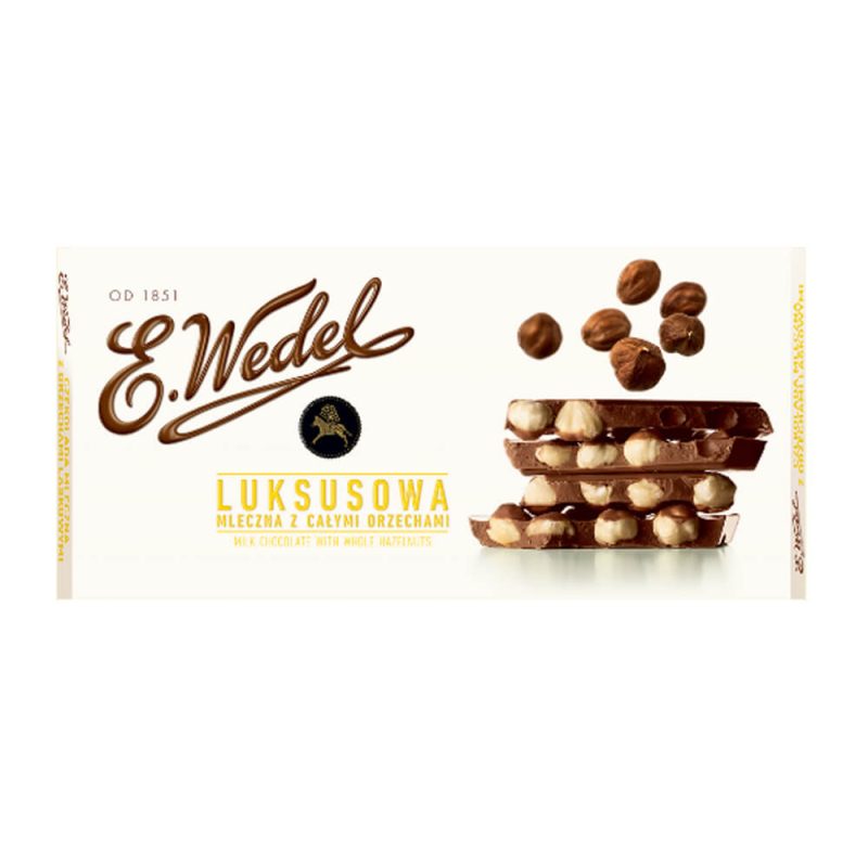 Luksusowa - Milk Chocolate with hazelnuts