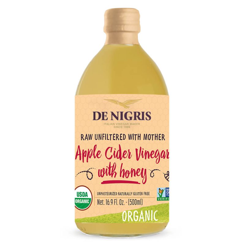 Organic unfiltered Apple Cider Vinegar with Honey