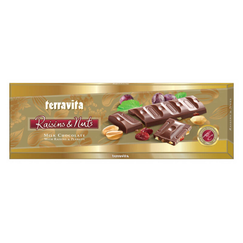 Terravita Milk Chocolates with Peanuts & Raisins